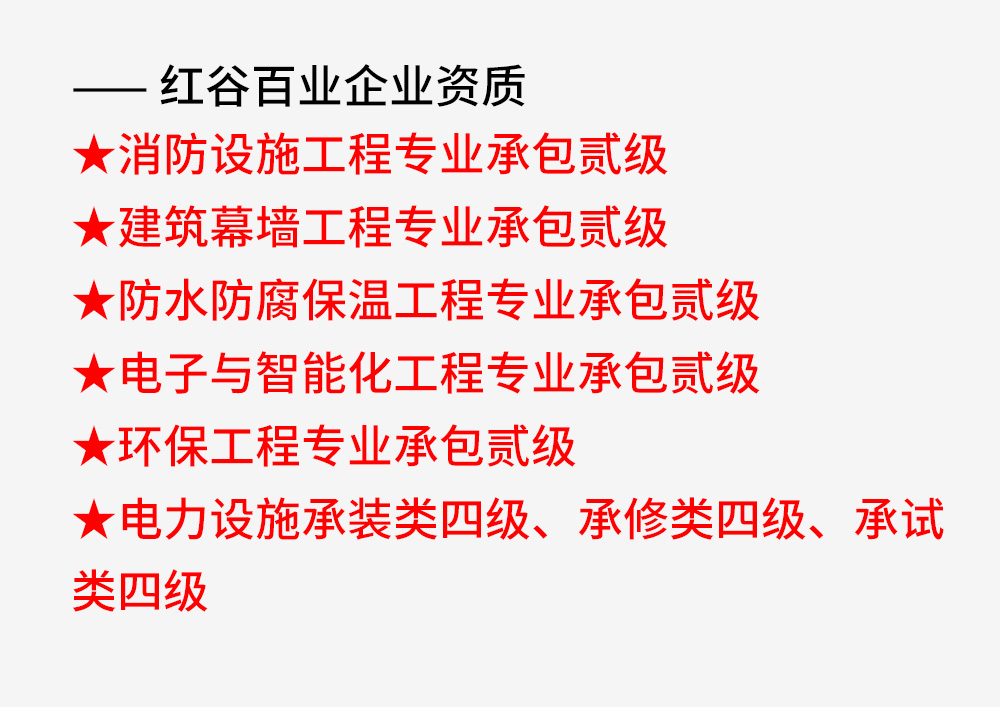 建筑业企业资质（二）